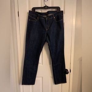 Old Navy dark wash skinny jeans, sz 14